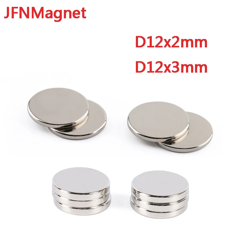 

12x2mm 12x3mm Strong Round Magnet Neodymium Magnets Dia 12mm Permanent NdFeB Powerful Rare Earth Magnets
