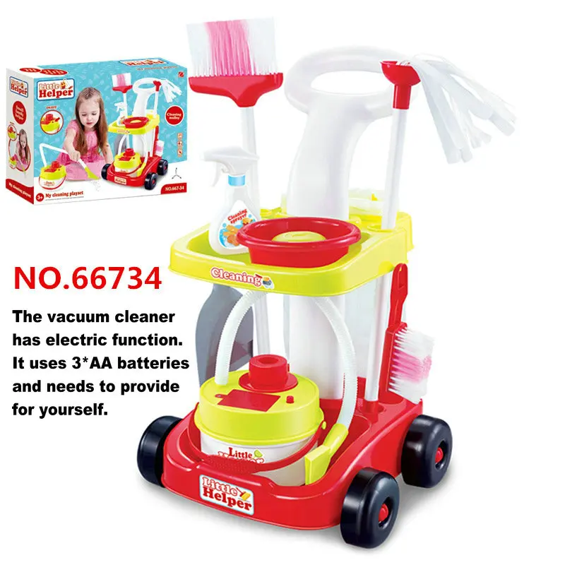 53 см детские игрушки для уборки пола ведра Швабра Веник Пылесос игровой набор