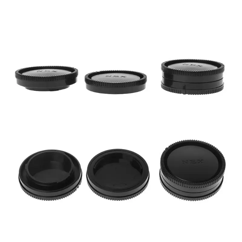 

Rear Lens Body Cap Camera Cover Anti-dust 60mm E-Mount Protection Plastic Black for sony A9 NEX7 NEX5 A7 A7II 20CB