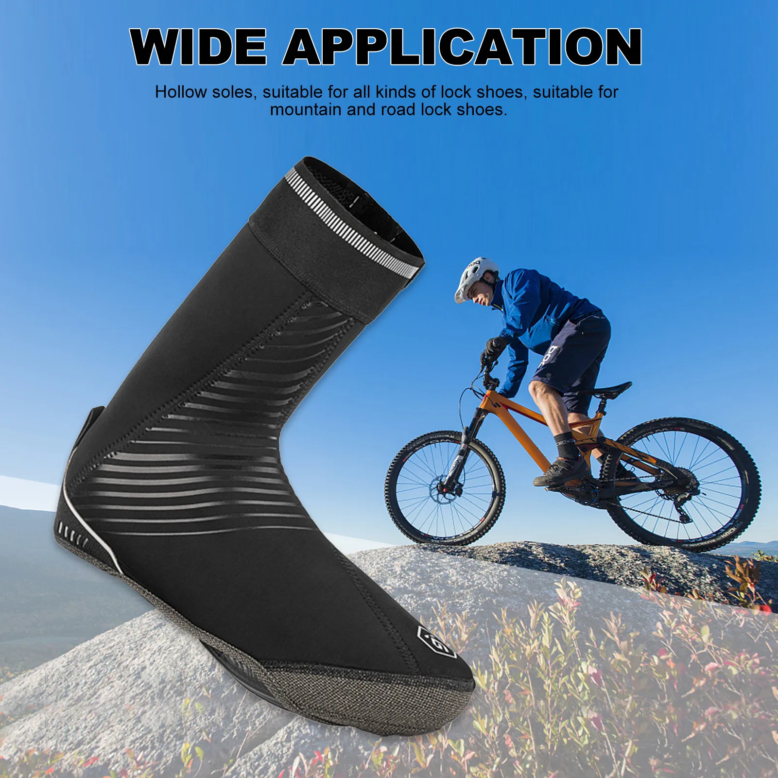 

Cycling Shoe Cover Waterproof Winter Thermal Bicycle Overshoes