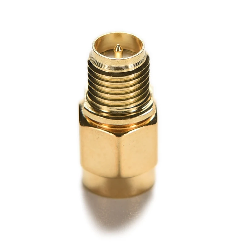 

New High Quality 1pc SMA Male Plug to RP-SMA Female Jack RF Coax Adapter convertor Straight goldplated