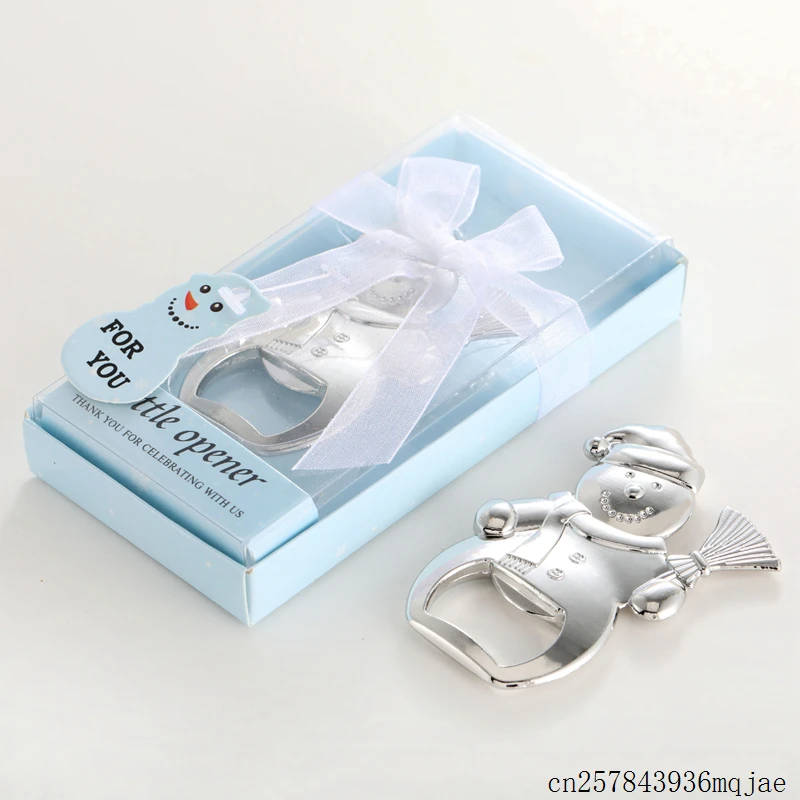 50 шт снеговик для бутылки открывалка пива рождественские подарки зимняя тема