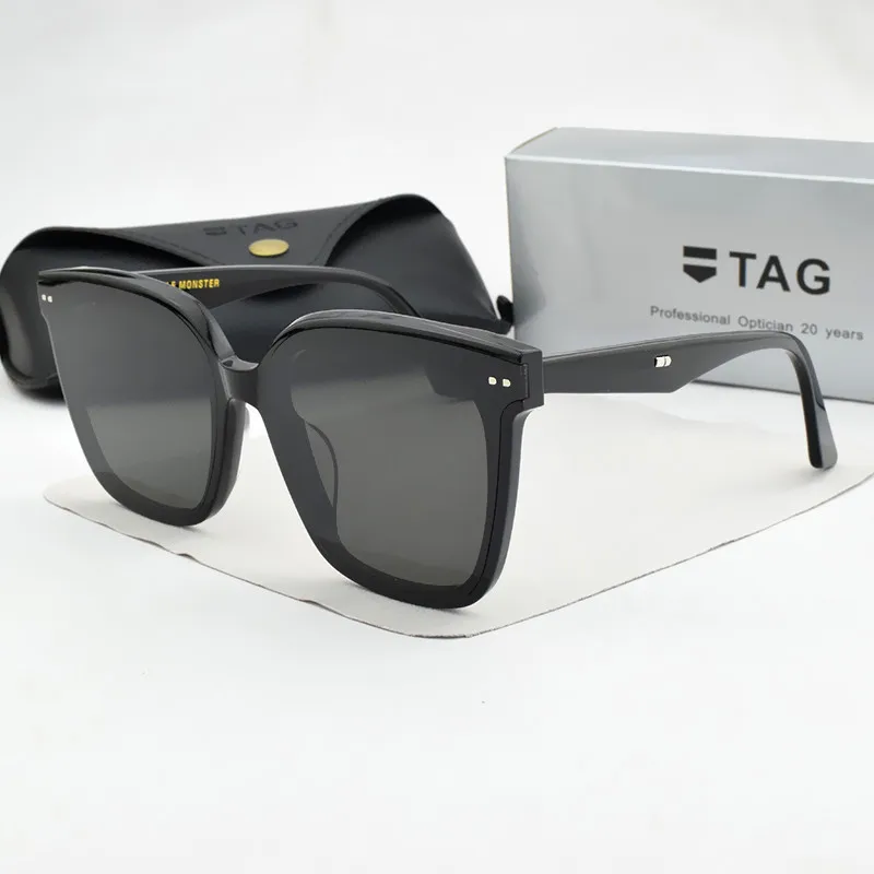 

2022 Korean Luxury Brand Design sunglasses for men Acetate UV400 High Quality Sun Glasses Women LO CELL Square Vintage Sunglasse