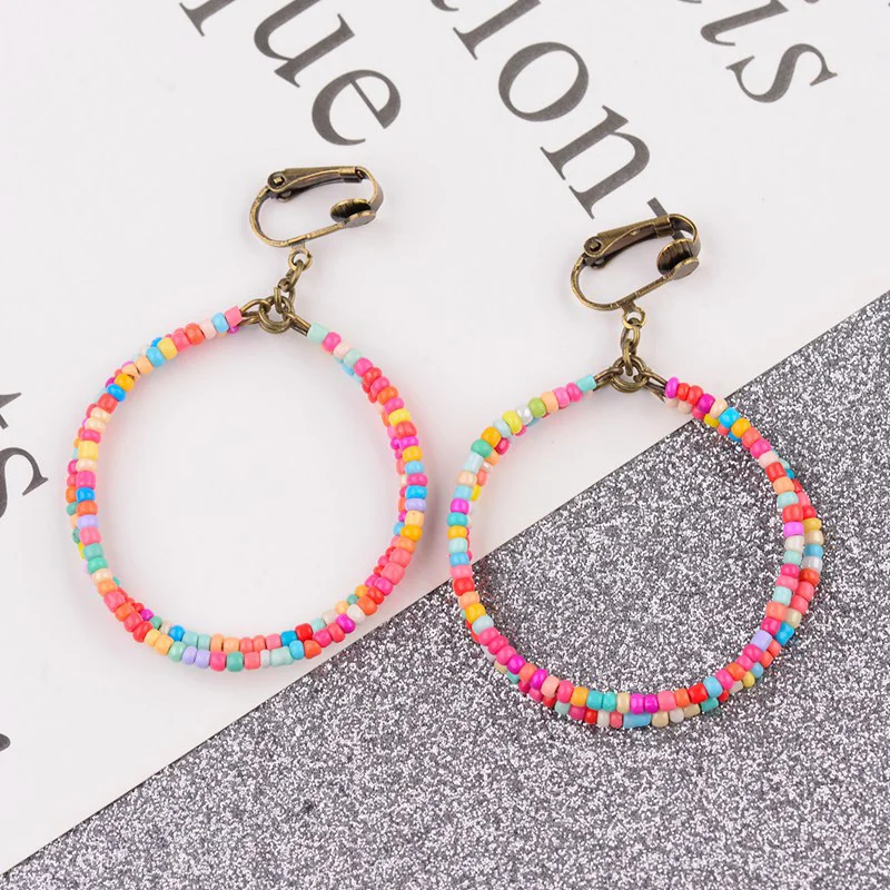 CARTER LISA африканские богемные разноцветный бисер большие массивные круглые