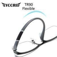 ultra clear high flexibility fashion classic half frame reading glasses business men and women metal frame reading glasses