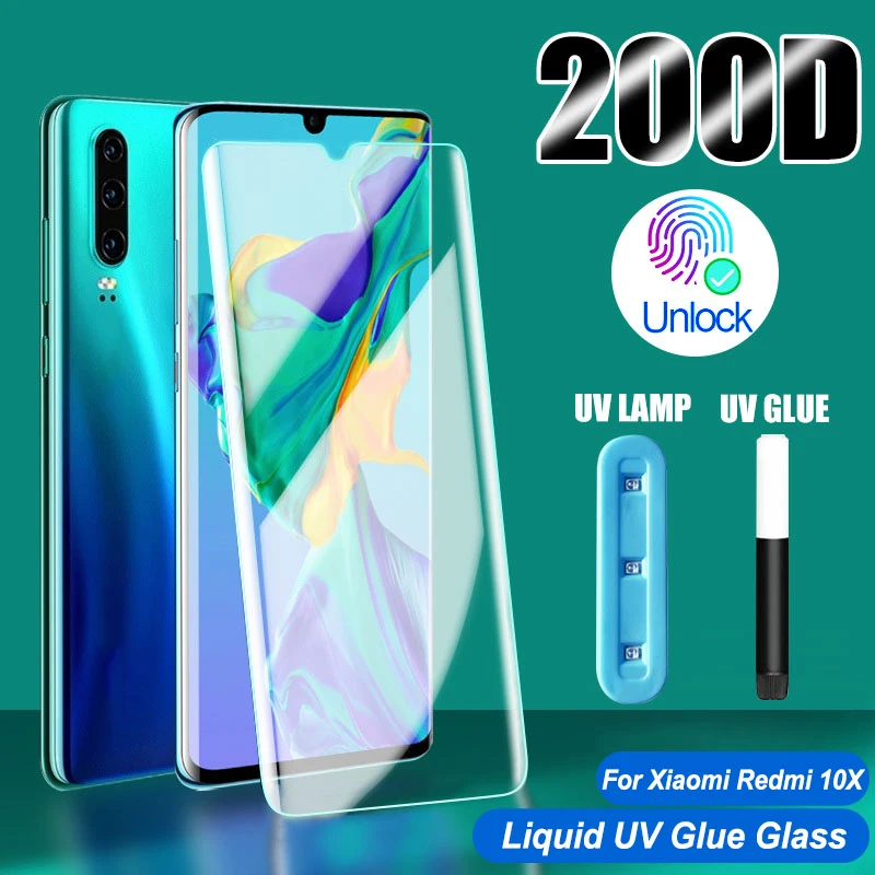 

УФ-жидкий клей защитная пленка из закаленного стекла для Xiaomi Redmi 10X 4G 5G Mi 10 Lite mi 10 Pro Защитная пленка для экрана для Xiaomi Mi Note 10 Lite Youth 5G пленка