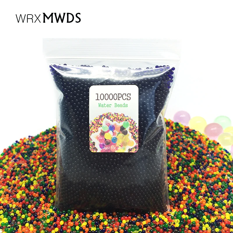 10000 шт./пакет хрустальные почвенные водные шарики гидрогелевые orbiz растущие