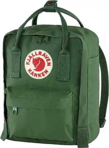 Рюкзак Fjallraven Kanken Mini зеленый 20х13х29 см 7 л|Рюкзаки| |