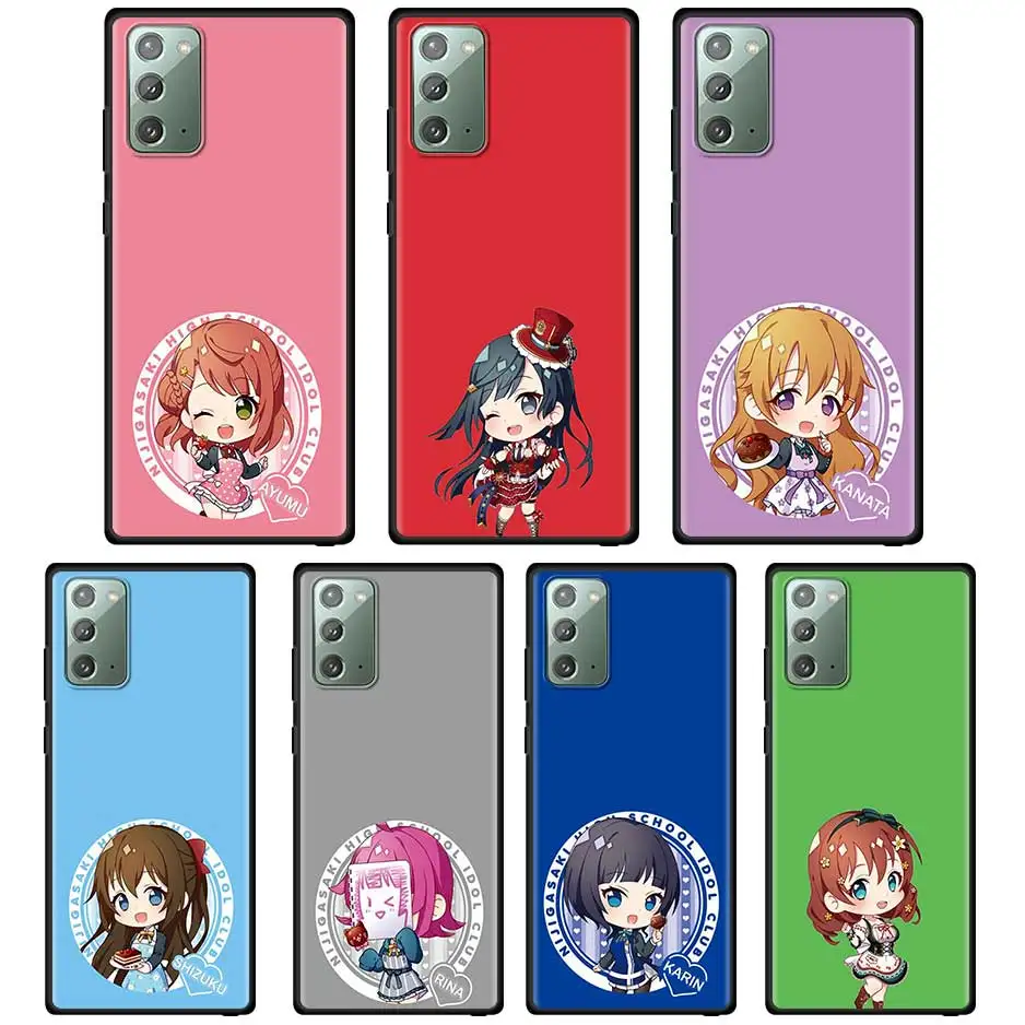 

Love Live! Call Phone Case For Samsung Galaxy A51 A71 A21s A11 A31 A41 A91 A12 A32 A42 A52 A22 5G A02s A01 Soft Capa