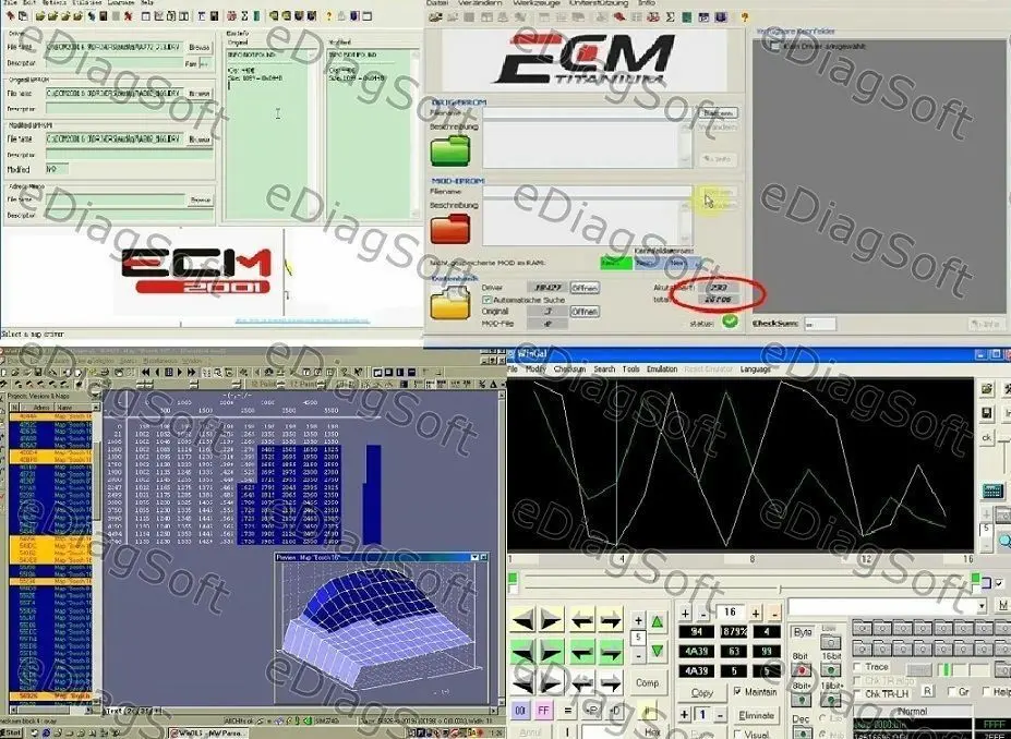 

Программное обеспечение для чип-тюнинга, лучший мега-пакет CHIPTUNING ECM TITANIUM ECM 2001 WINOLS WINGAL