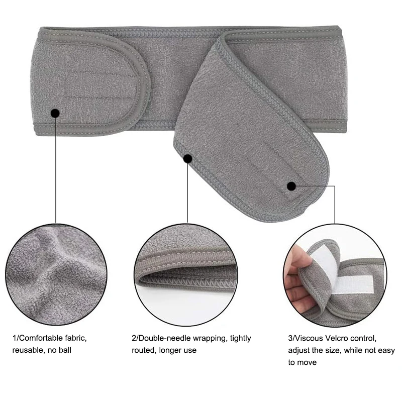 Лента для волос нанесения макияжа салон спа ухода за лицом регулируемый