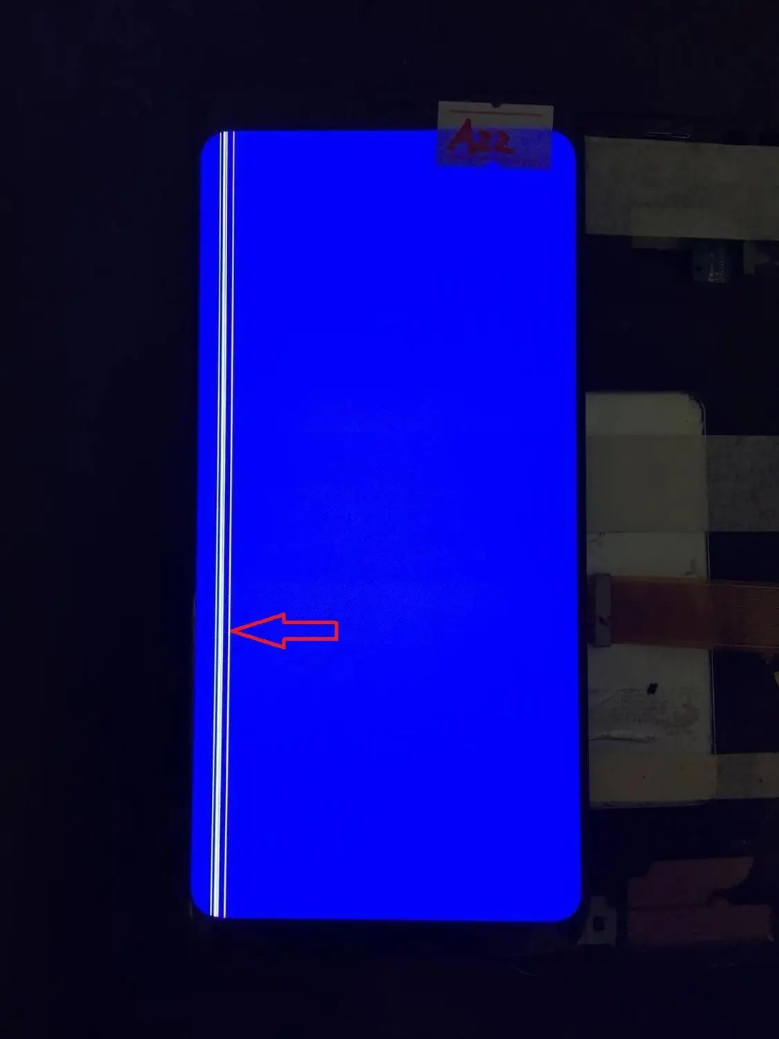 NO.A22 AMOLED с линией для samsung Galaxy S8 PLUS G955A G955U G955F ЖК-дисплей кодирующий преобразователь сенсорного экрана в сборе - Цвет: NO.A22