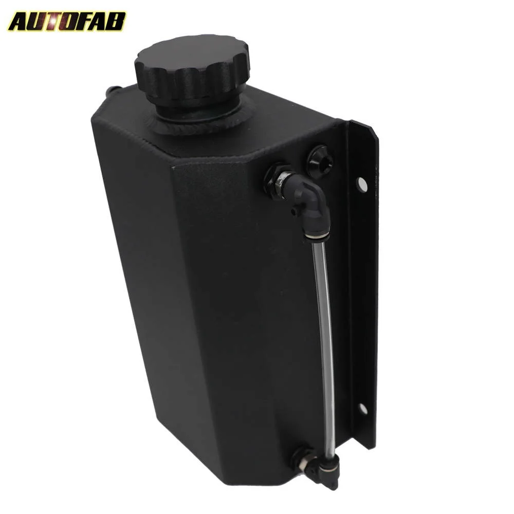 

AUTOFAB Universal 2L Aluminum Auto Car Oil Catch Can Automobiles Vehicle Oil Tank Reservoir EPYXFST011