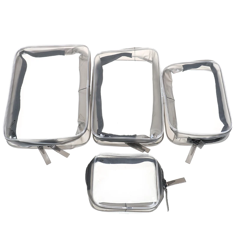 4 размера водонепроницаемый прозрачный органайзер для туалетных