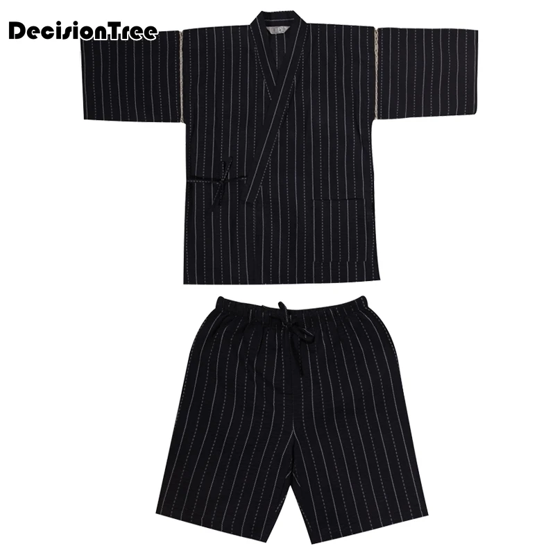 Японское кимоно yukata kimino haori кардиган мужской kimino халат для мужчин черный принт японский Топ haori японская одежда