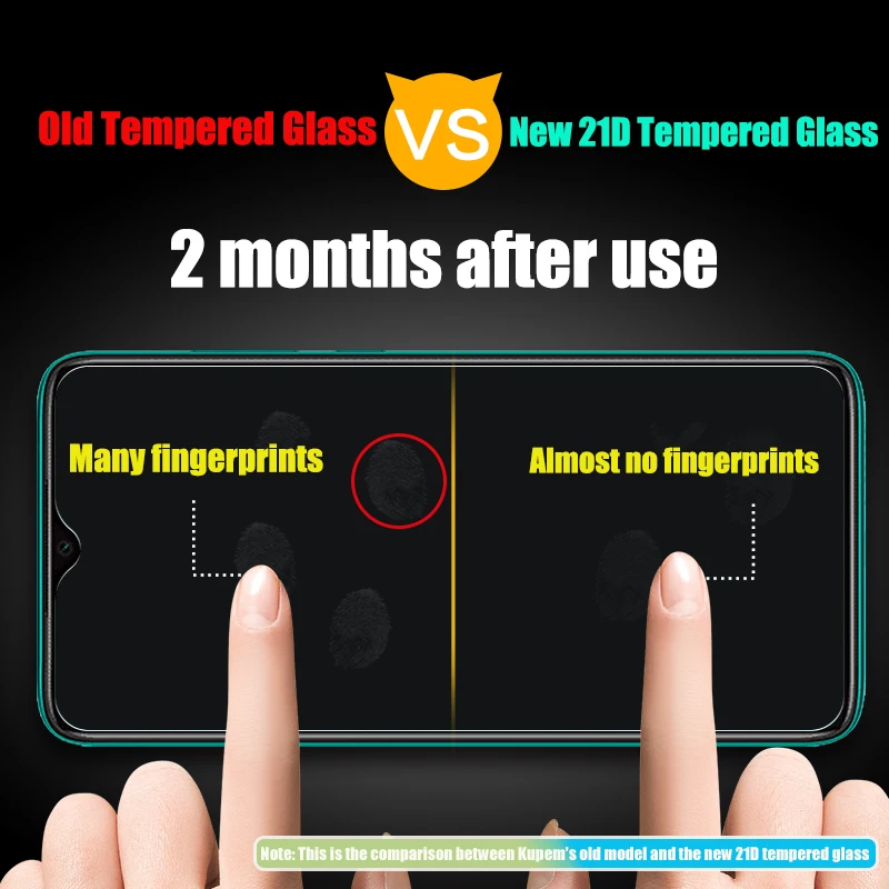 21D Tempered Glass For Xiaomi Redmi Note 8 7 9 6 Pro Screen Protector 8A 8T 9S Protective Film | Мобильные телефоны и