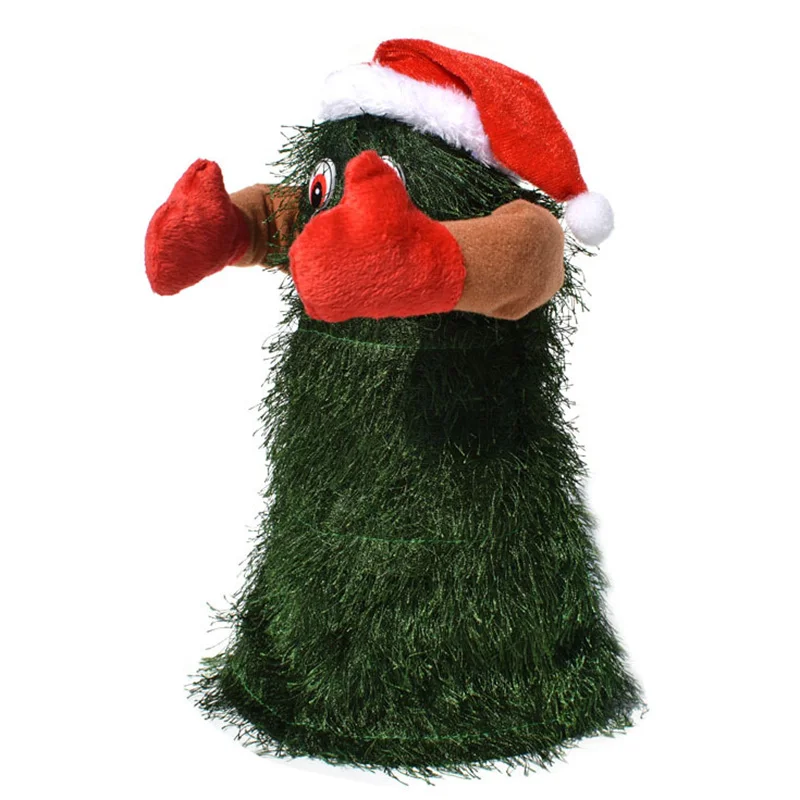 

Party Tree Christmas Electric Toy Dancing Rotating Music Christmas Tree in A Santa Hat EIG88