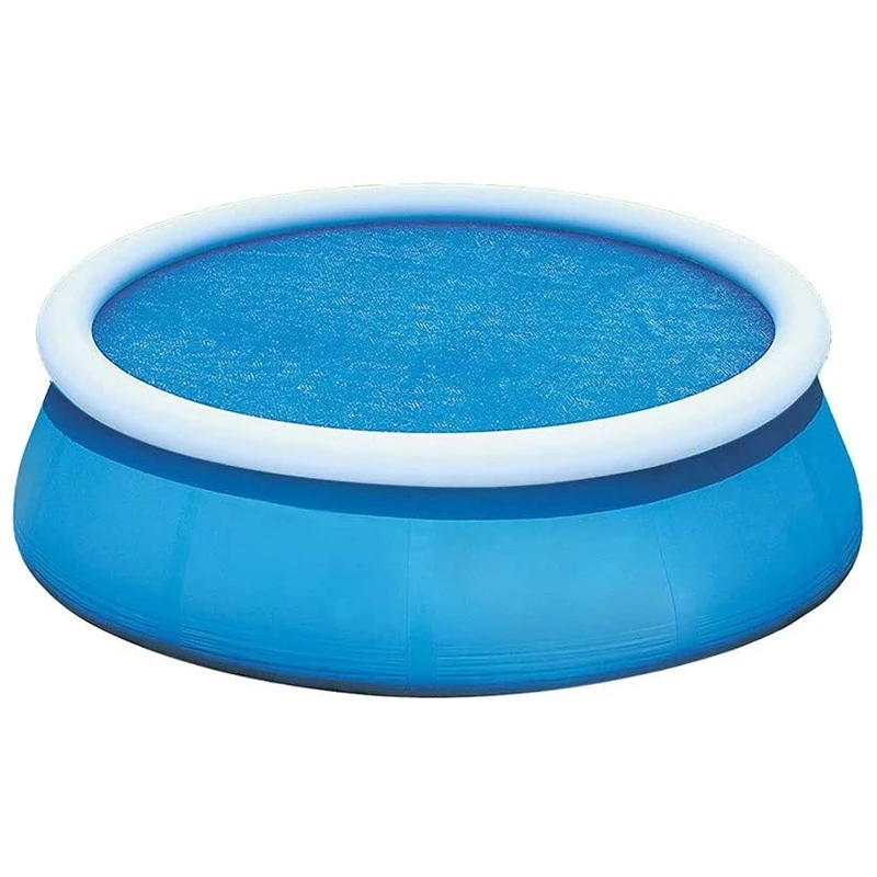 

Hot 15Ft Round Pool Solar Cover Protector Pool Cover,Ground Round Swimming Pools, Use Sun to Heat Pool Water