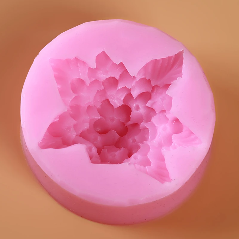 DIY Sugar Craft Cake Lilac Flower Silicone Mold Self-made Aroma Soap Fondant Chocolate Mould Decorating Tools | Дом и сад