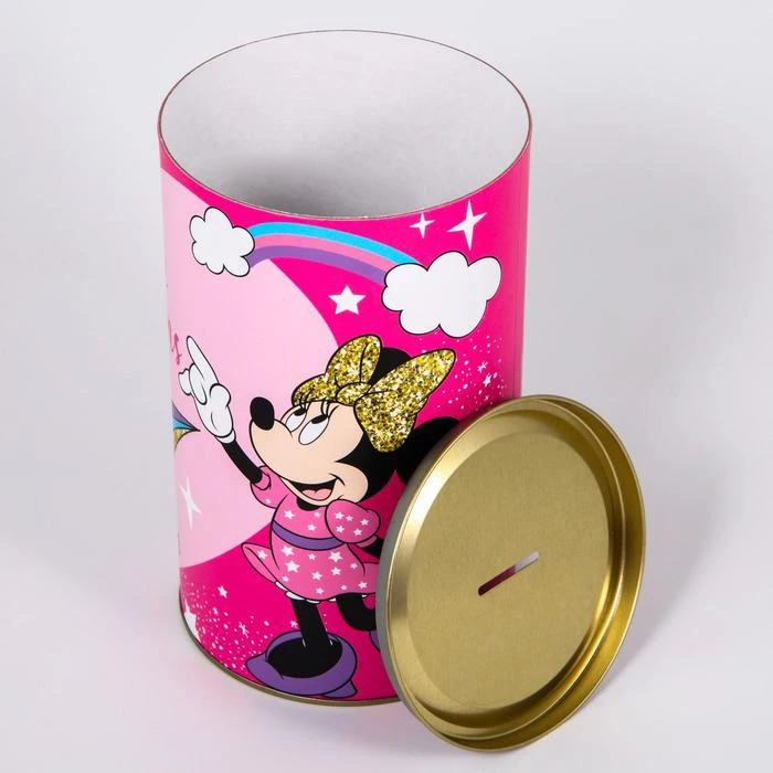 Копилка XXL для приключений, развлечений и лакомств Единорог Минни Маус 7036212. Копилка для монет, домашний декор. Декоративные банки.