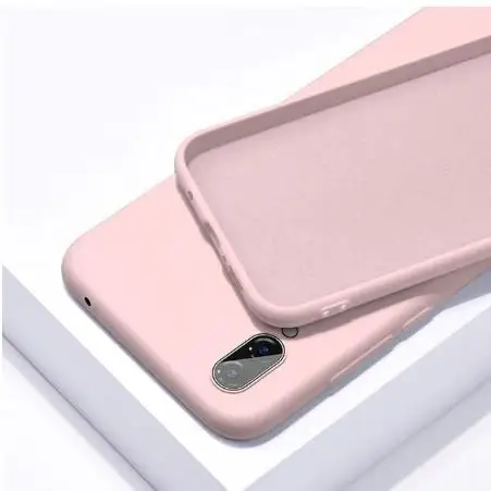 

Liquid Silicone Original Case for Xiaomi Redmi Note 9s 8 6 7 9 pro 6A 7A 8A 10 Shockproof Back Soft Cover Note 9 s 8 T 9A capa