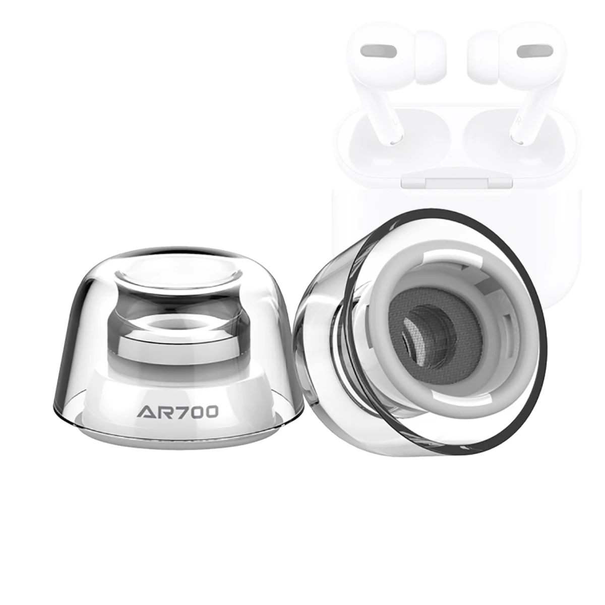 

Latex Ear Tips for Apple Airpods Pro Eartips Airpods 3 Earbuds Tips Anti-Slip Avoid Falling Off Skin-friendly Dust Filter AR700