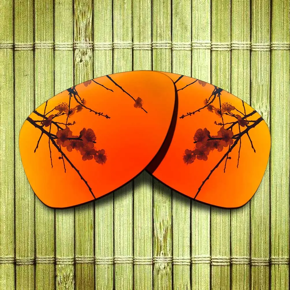 Fire Red Поляризованных Сменные линзы для-Oakley 2 солнцезащитные очки с оправой, True Цвет зеркальное покрытие-варианты - Цвет линз: Fire Red