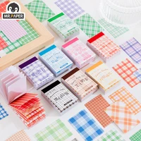 mr paper 8 designs douben a plaid series ins style notepad creative manual stationery office supplies notepad