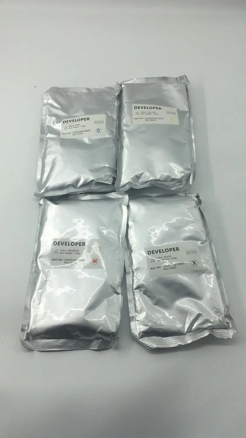 Новый совместимый DV610 Разработчик для Konica Minolta тонер bizhub C6501 C6500 C6000 C7000 порошок