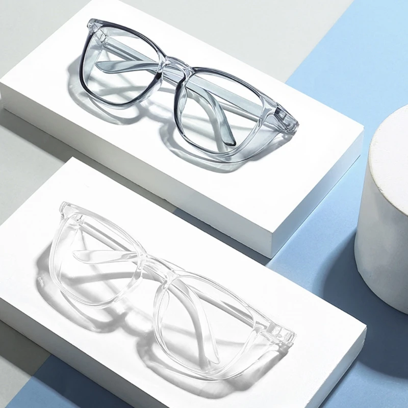 

Transparent Vented Safety Goggles Clear Eye Protection Anti Fog Glasses Protective Anti Dust Eyewear Lab Workplace Outdoor