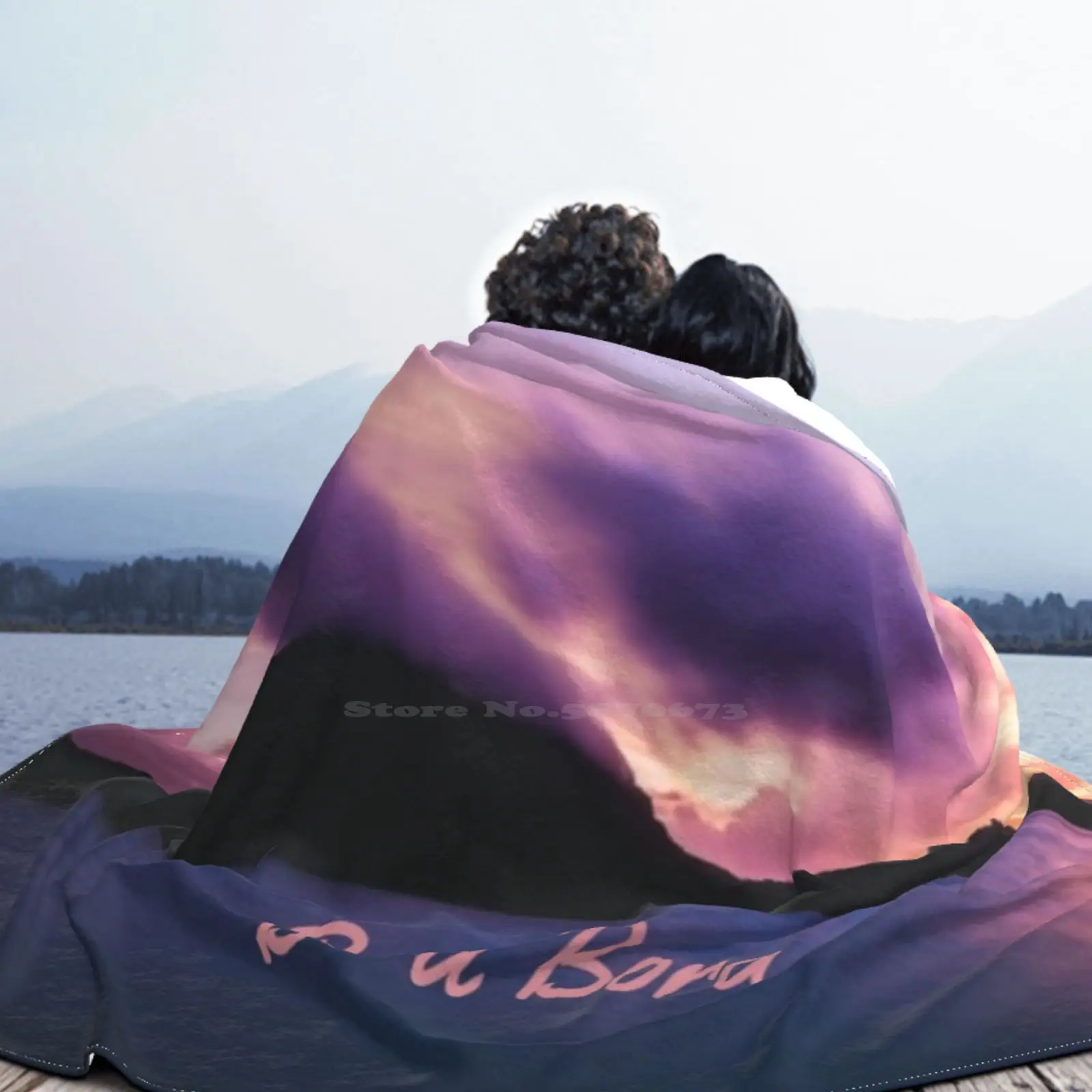 Пляжные супертеплые мягкие одеяла Suset для дивана/кровати/путешествий остров