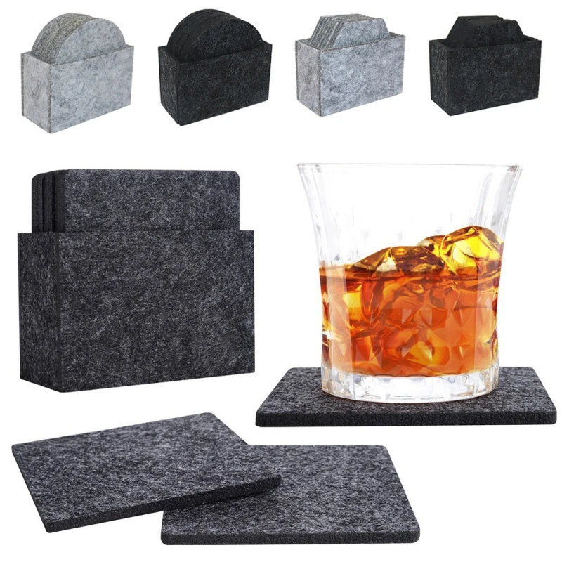 8 шт. натурального войлока утолщенной каботажное судно Портативный бытовой ретро