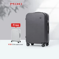 mixi patent design travel suitcase men women trolley case pc rolling luggage spinner wheels tsa lock free cover