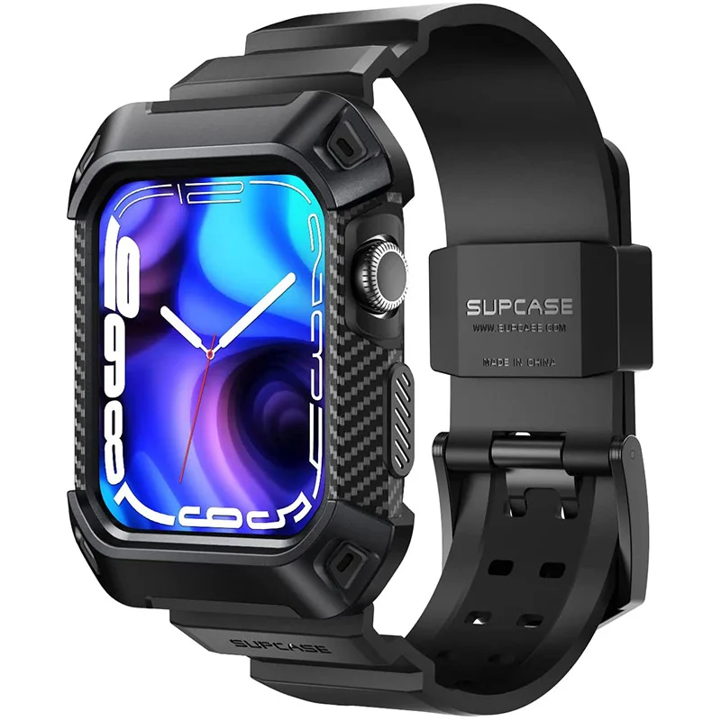 Чехол SUP для Apple Watch 7 чехол (45 мм) UB Pro прочный защитный 6/SE/5/4 (44 с ремешком |