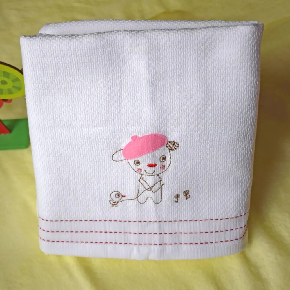 5 комплектов из 100% хлопка газовое банное полотенце мягкое и Впитывающее белое для