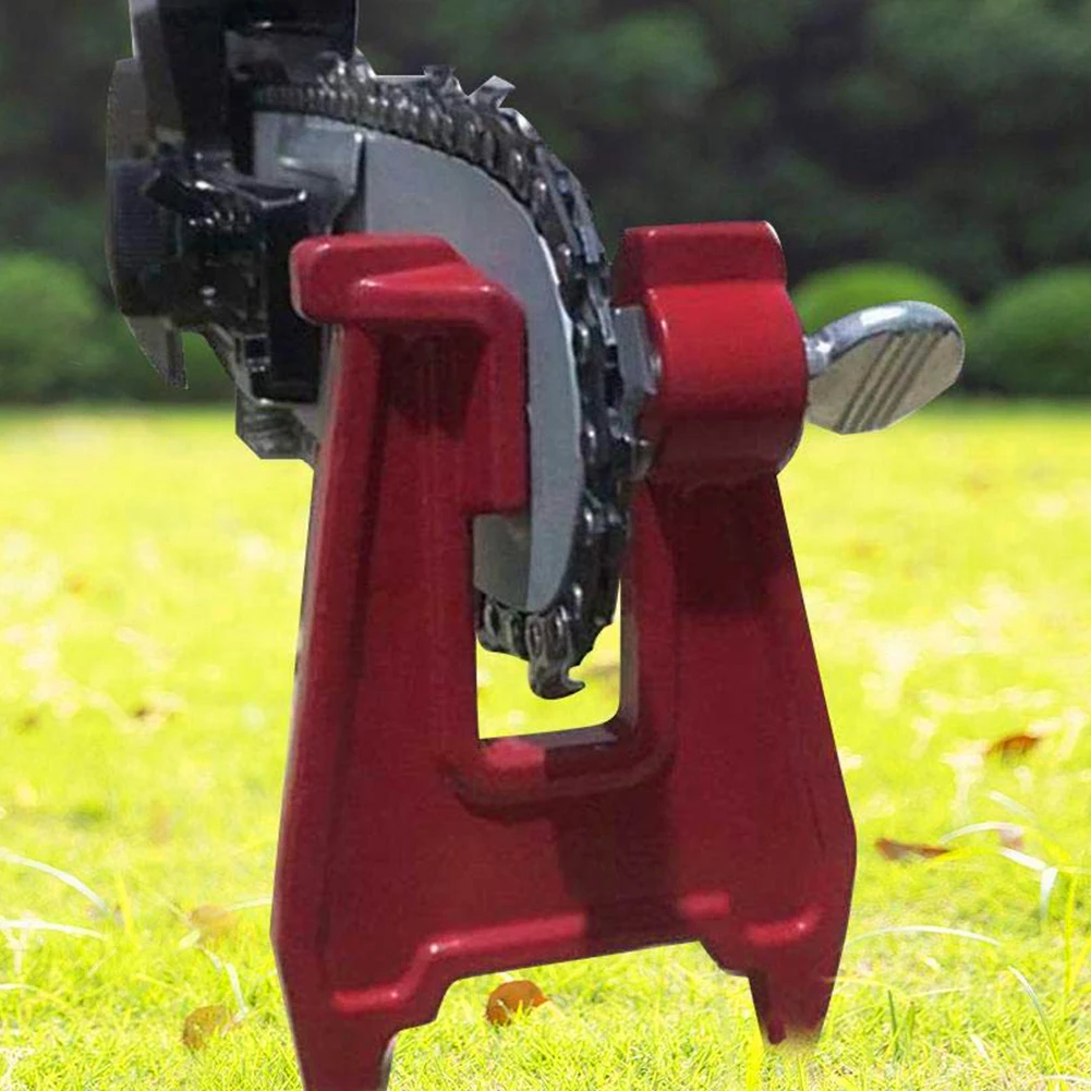 

Stump Vise Chainsaw Filing Sharpening Tool Guide Metal Clamp Chainsaw Accessories Filing Professional Saw Chain Holder Saw Chain