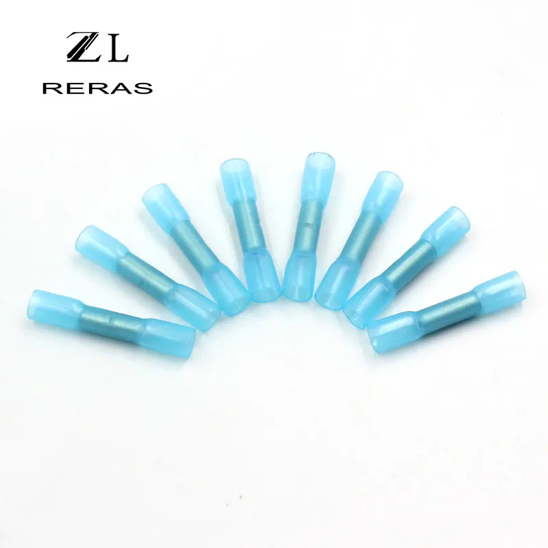 100pcs/bag Waterproof Heat Shrink Butt Connectors Electrical Wire Splice Cable Crimp Terminals AWG 24-10 Kit | Обустройство дома