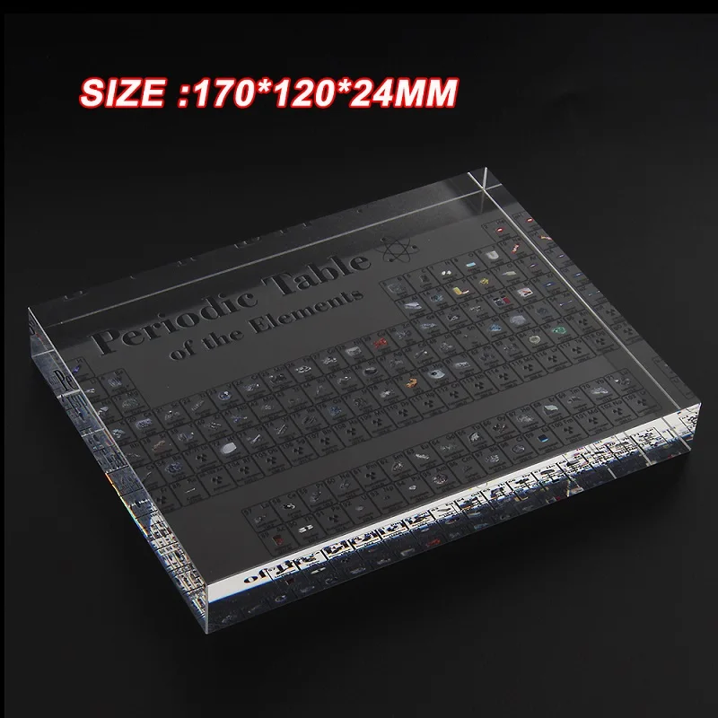 White 170x120x24 Акриловый электронный дисплей для школьного обучения день рождения подарки химический элемент дисплей карты домашний декор красочные 3 - Цвет: White 170x120x24