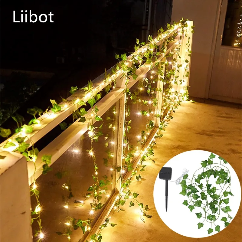 

Уличная Водонепроницаемая гирлянда с солнечной батареей, 20/50/100 светодиодов