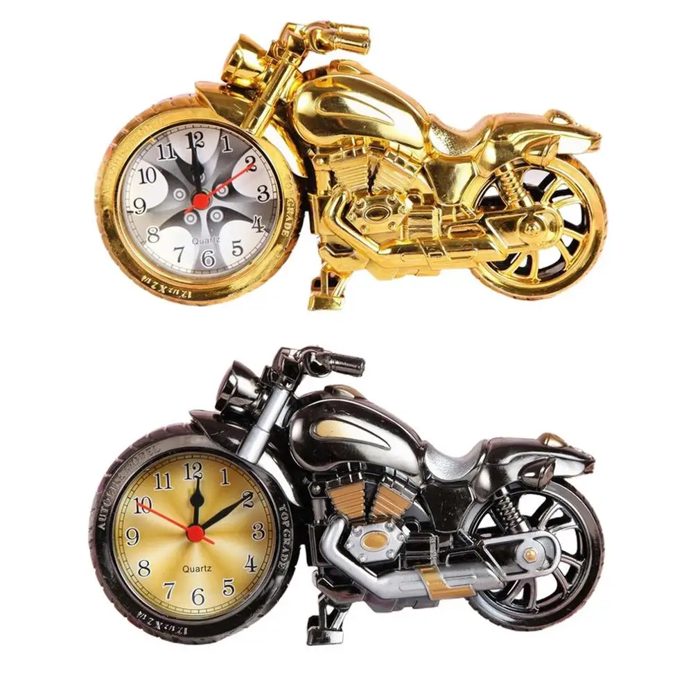 Будильник мотоцикл креативная Ретро модель мотоцикла сигнализация часы для