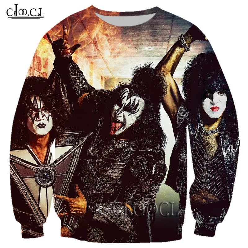 HX новейшая Популярная рок-металлическая группа Kiss модная мужская и женская