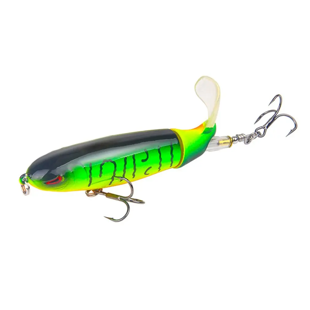 

10CM 13G Whopper Popper Topwater Fishing Lure 3D Eyes Plastic Artificial Bait Hard Fishing Plopper Hook Fishing Accessories