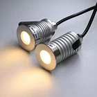 Светодиодный страиваемая светодиодная подземная лампа, водонепроницаемый DC12-24V светильник IP67, садовый наземный Точечный светильник для лестничная площадка, 1 Вт, 3 Вт