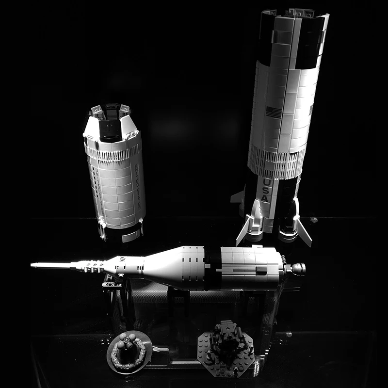 

Lepins Ideas 37003 180001 Creator Apollo Saturn V Space Stations Building Blocks Bricks Sets Toys Birthday Gift King Lepinblocks