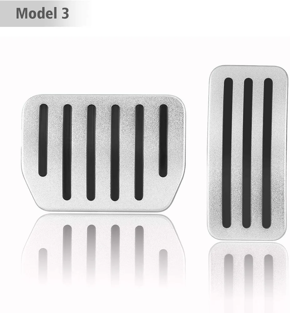 

Anti-Slip Aluminium Accelerator Brake Foot Pedals Cover For Tesla Model 3 Model Y
