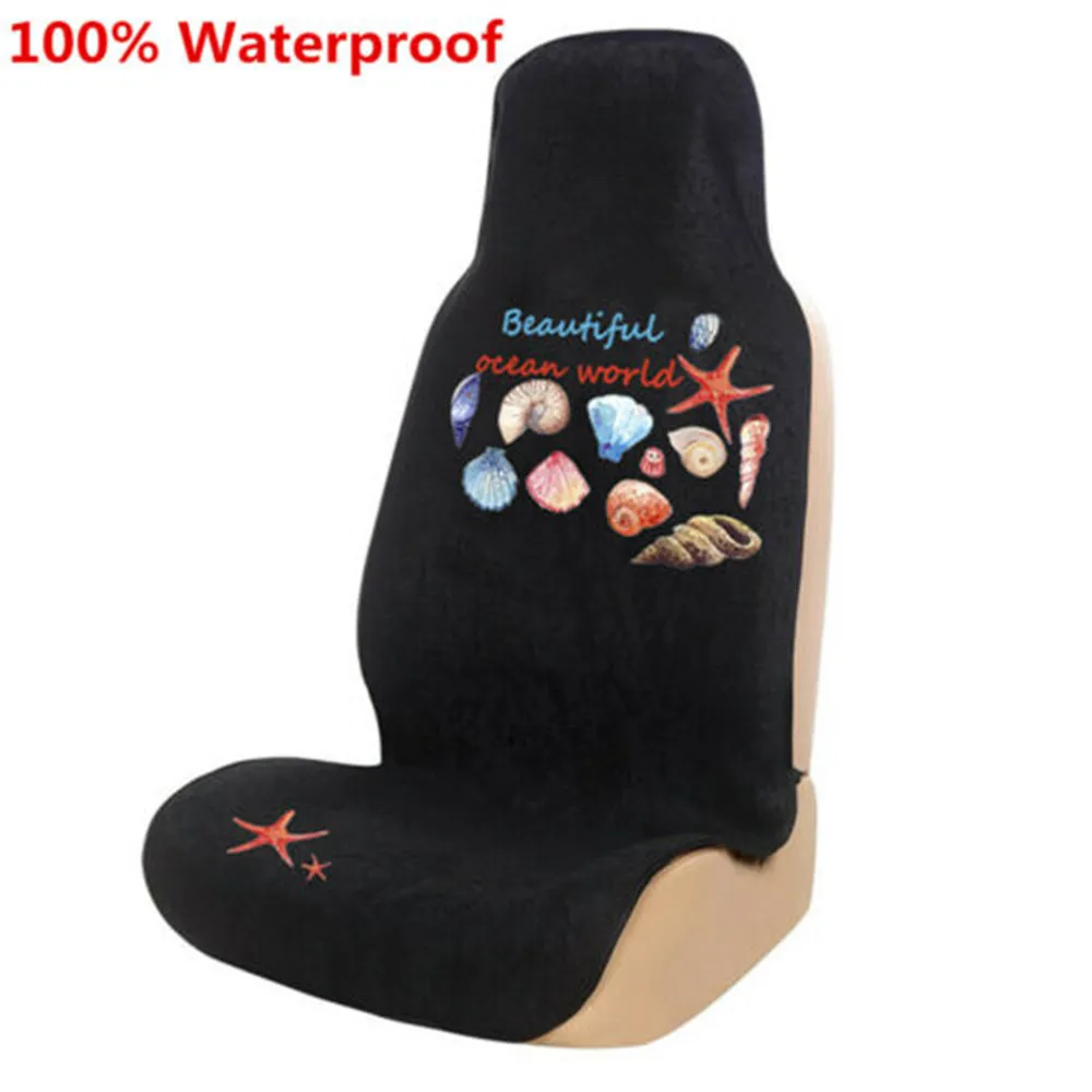 

Car Seat Covers Non-slip Beach Mat Waterproof Towel Cloth/EVA Black Universal