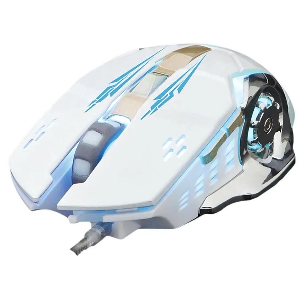 Ноутбук Настольный компьютер Usb Проводная мышь E-Sport взвешенная игровая мышь светящийся четырехцветный дышащий светильник DPI3200