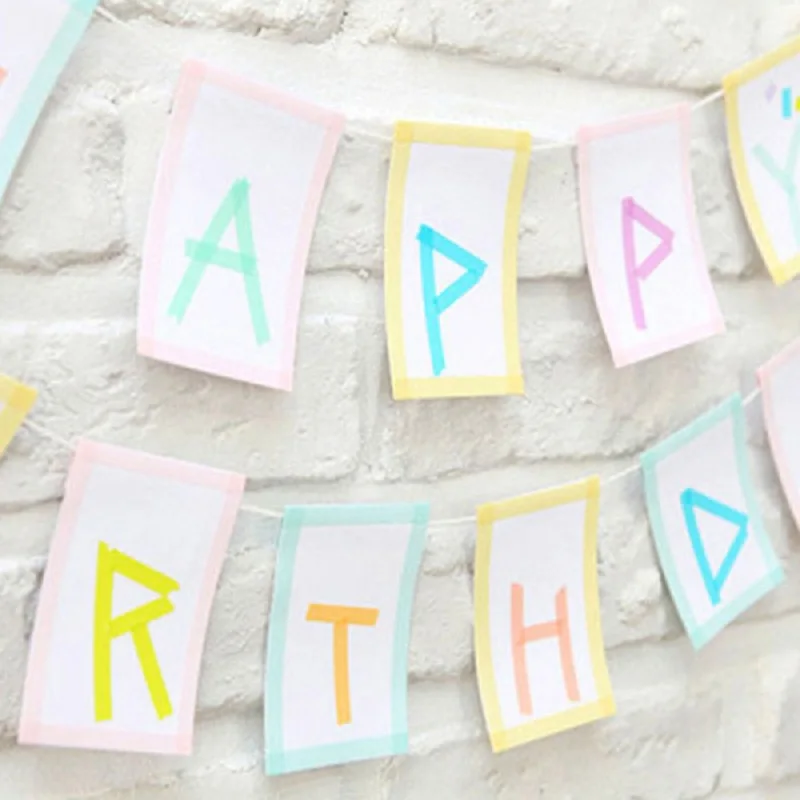 10 рулонов/комплект бумажная клейкая лента | Обустройство дома