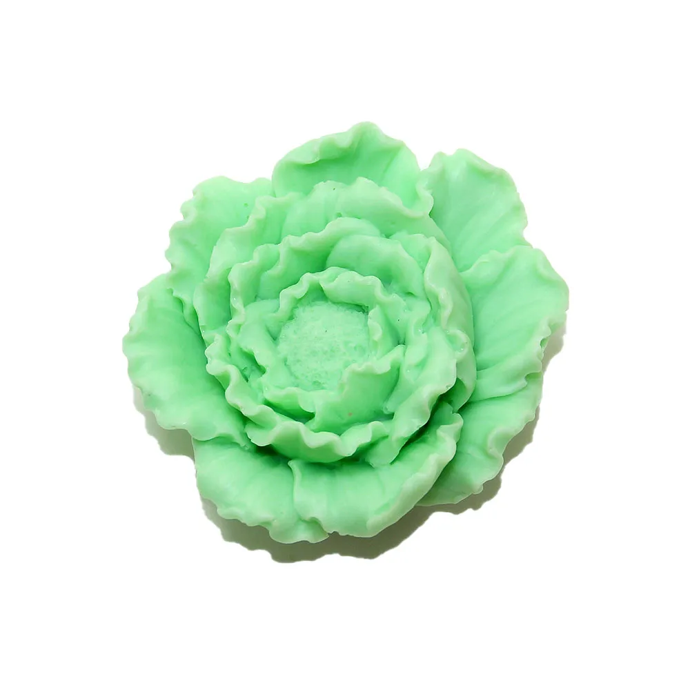 Горячая 3D форма пиона цветок силиконовые формы мыла шоколадный Сахар ремесло