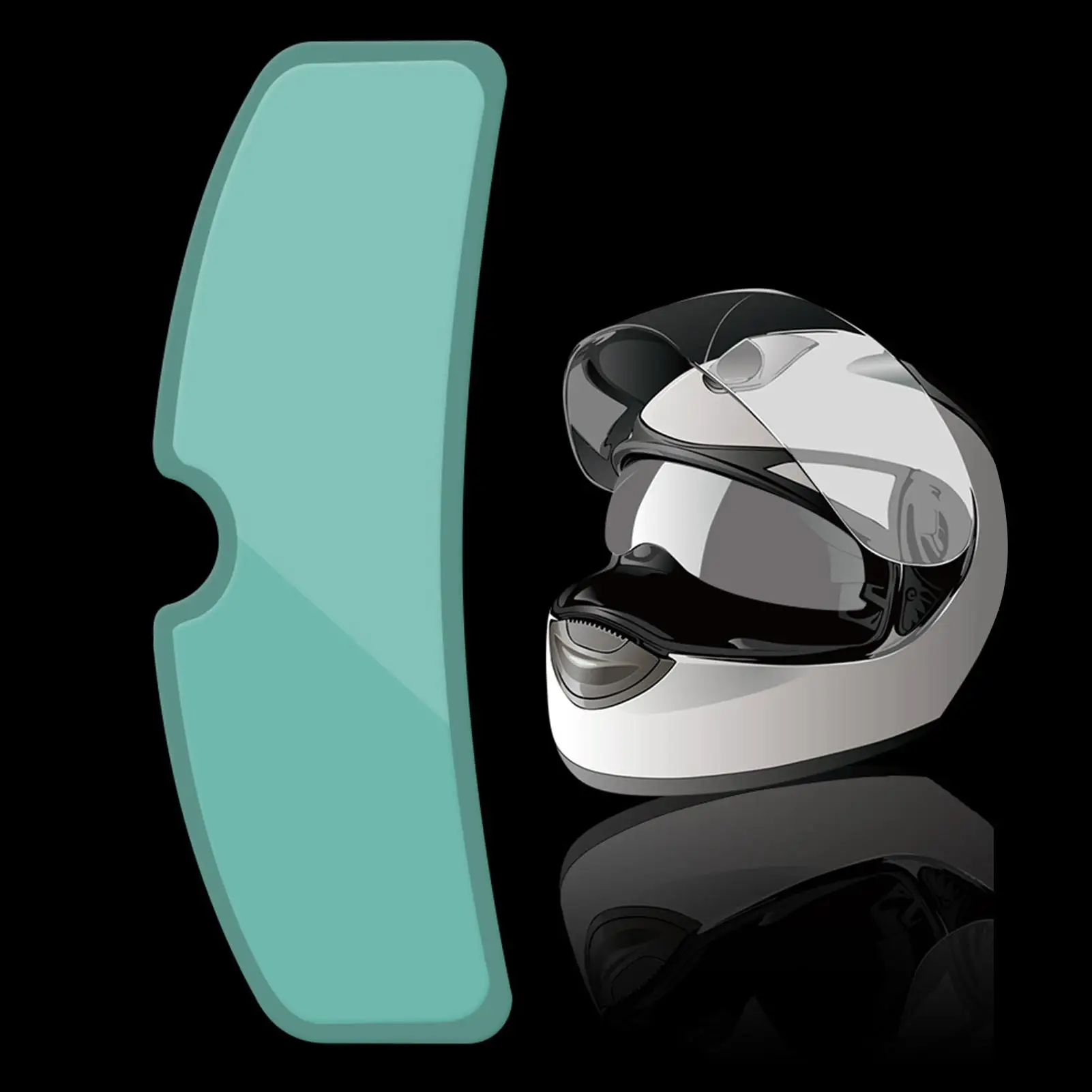 

Motorcycle Helmet Anti-fog Sticker High-definition Universal Waterproof Film Motorcycle Riding Gear Accessories Driving Safety